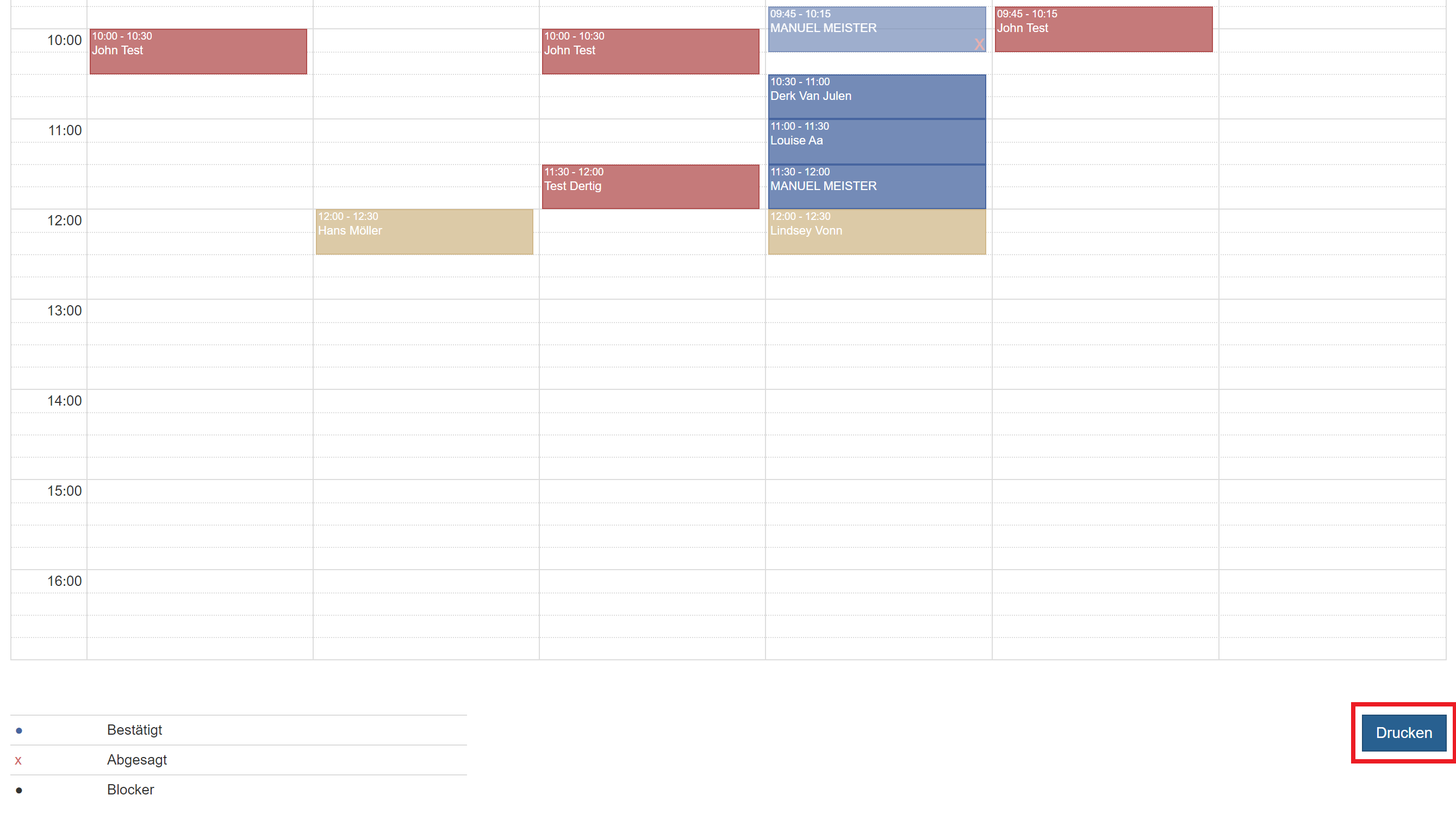 Eergo Agenda Drucken